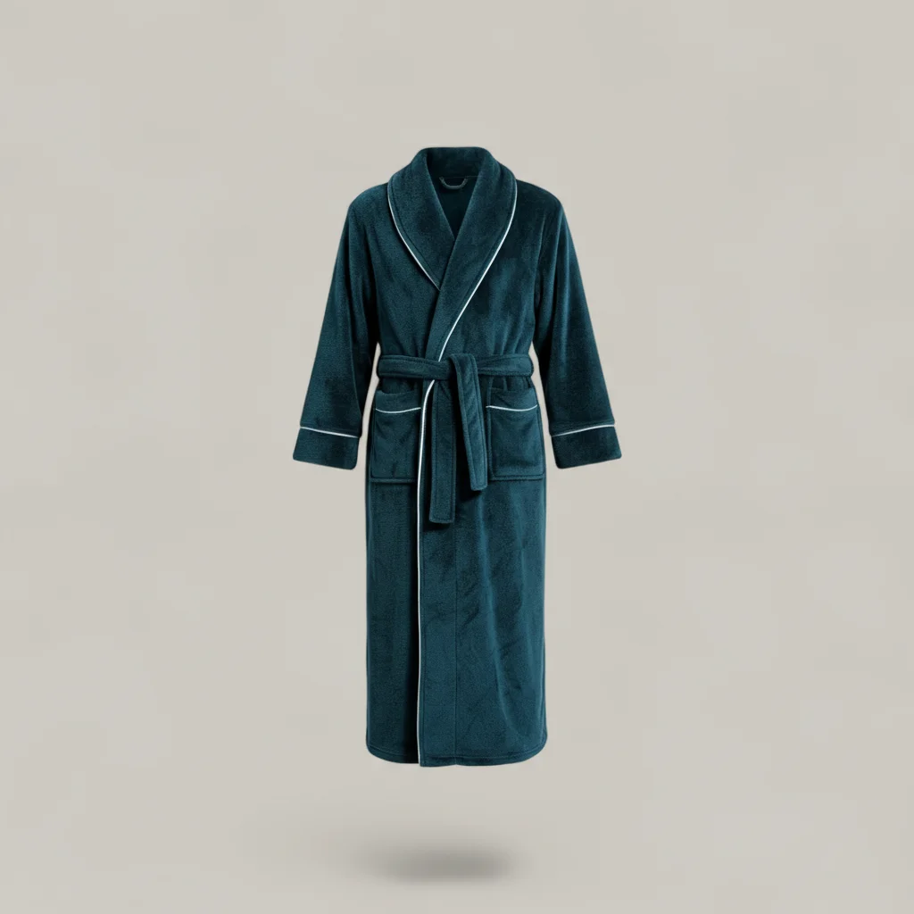 robe chambre homme velours confort longue - Vue 6 - robe chambre homme