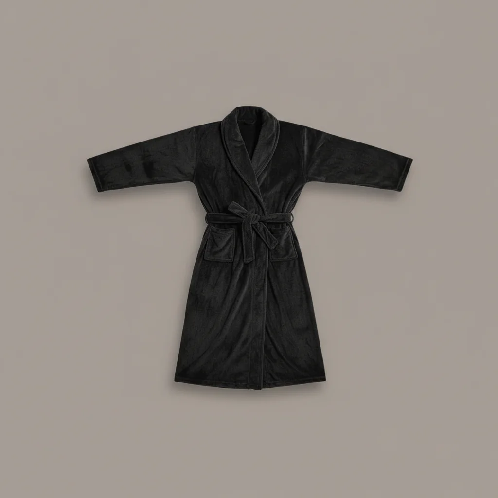 robe chambre homme velours confort quotidien - Vue 10 - robe chambre homme