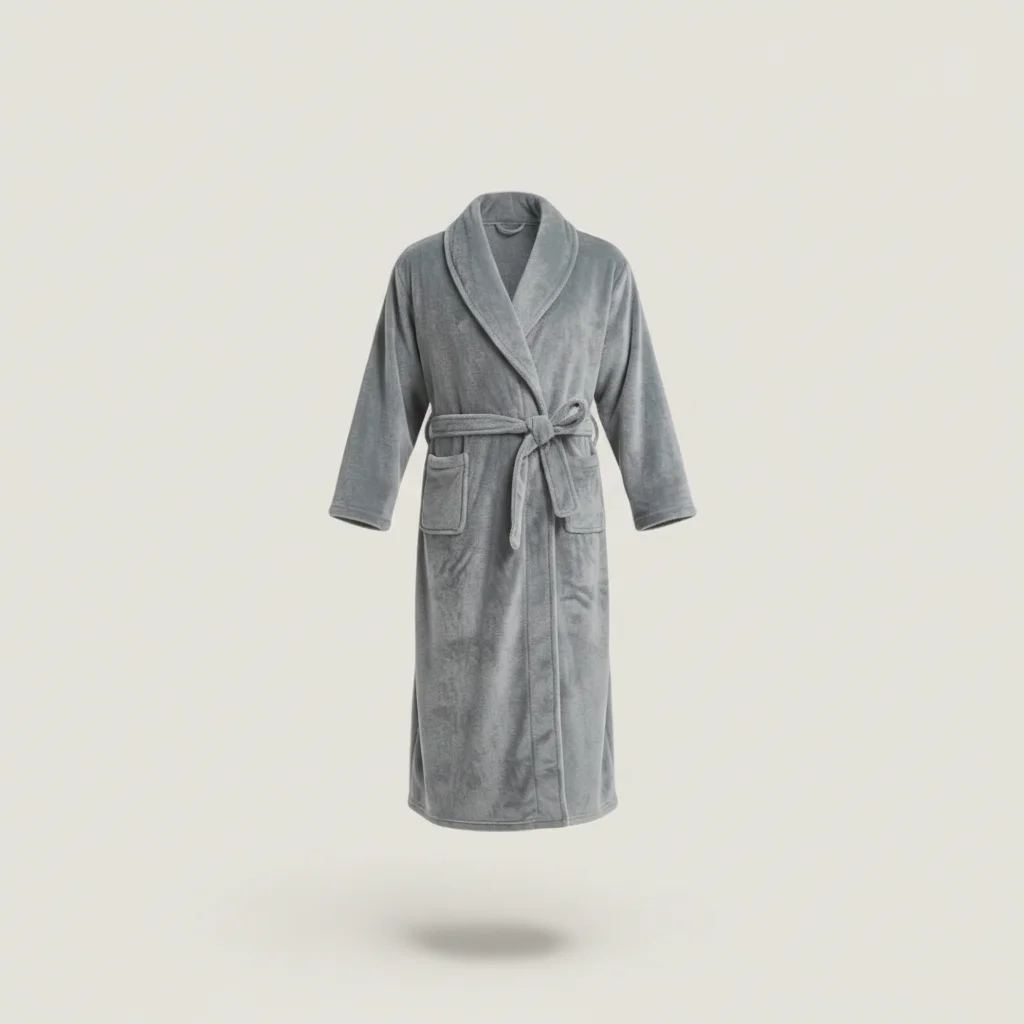robe chambre homme velours confort quotidien - Vue 11 - robe chambre homme