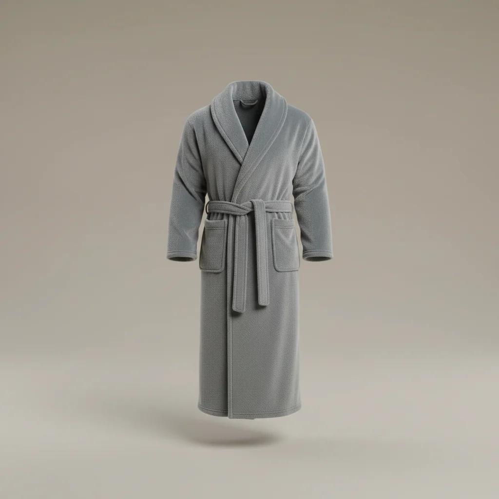 robe chambre homme velours confort quotidien - Vue 13 - robe chambre homme