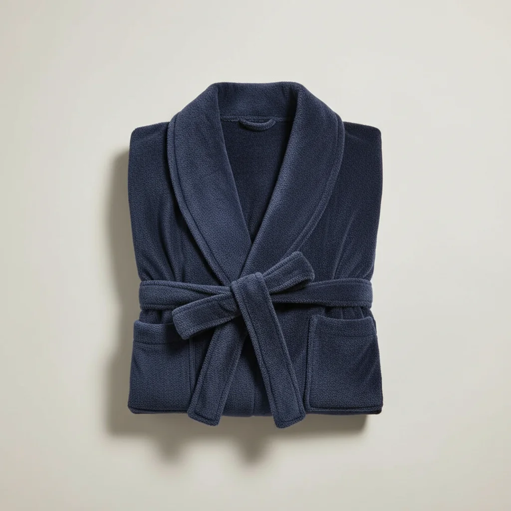 robe chambre homme velours confort quotidien - Vue 4 - robe chambre homme