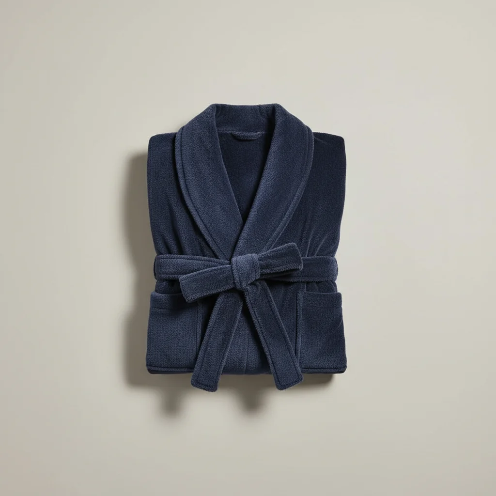 robe chambre homme velours confort quotidien - Vue 5 - robe chambre homme