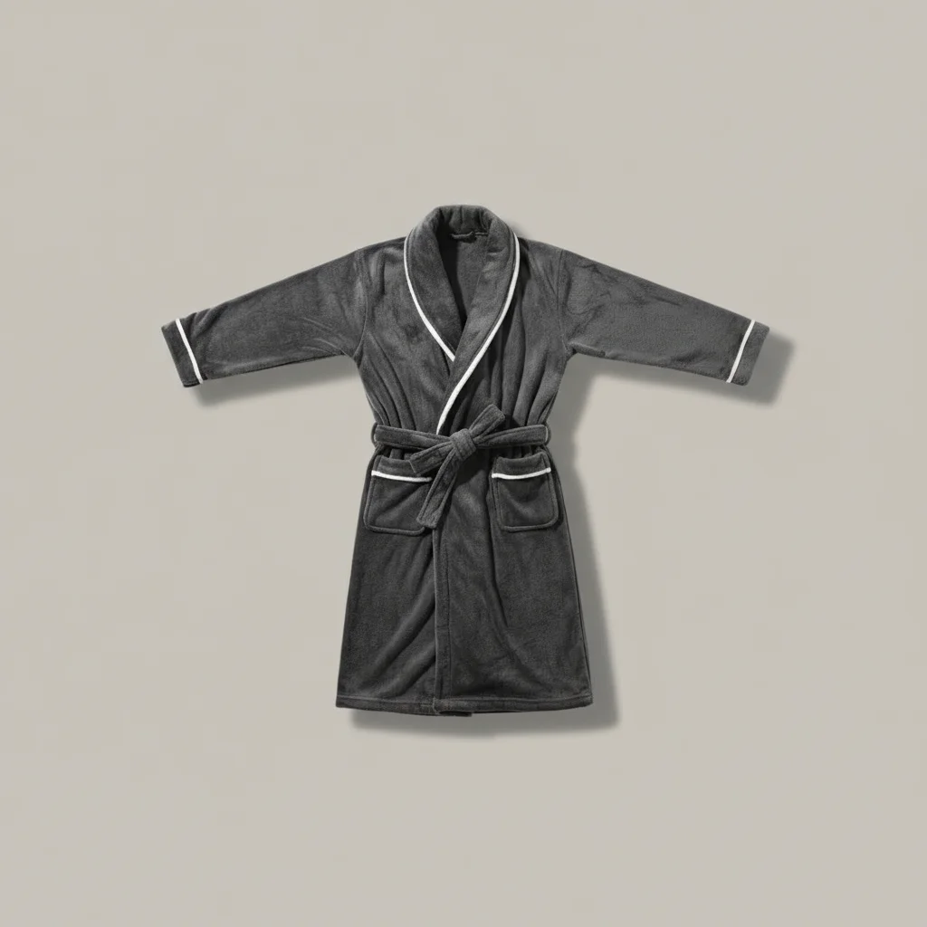 robe chambre homme velours flanelle confort premium - Vue 2 - robe chambre homme