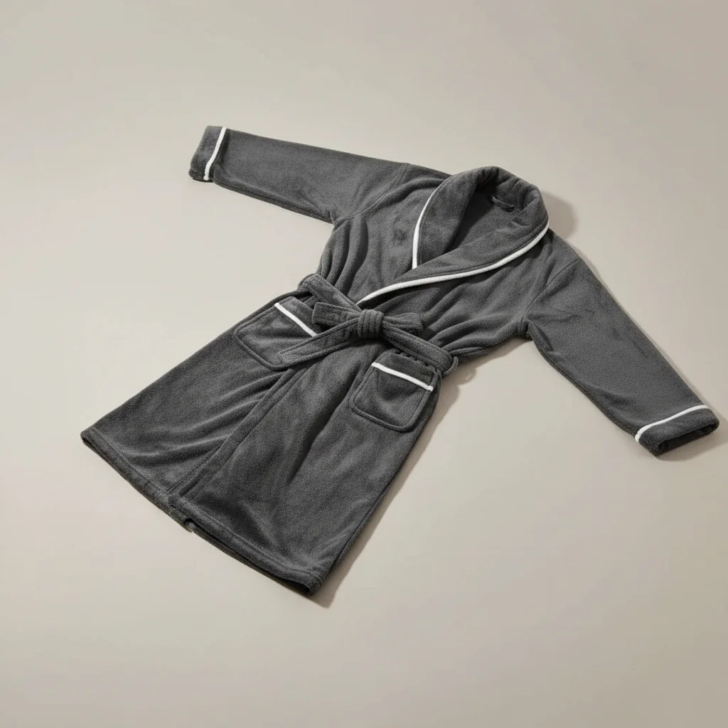robe chambre homme velours flanelle confort premium - Vue 3 - robe chambre homme
