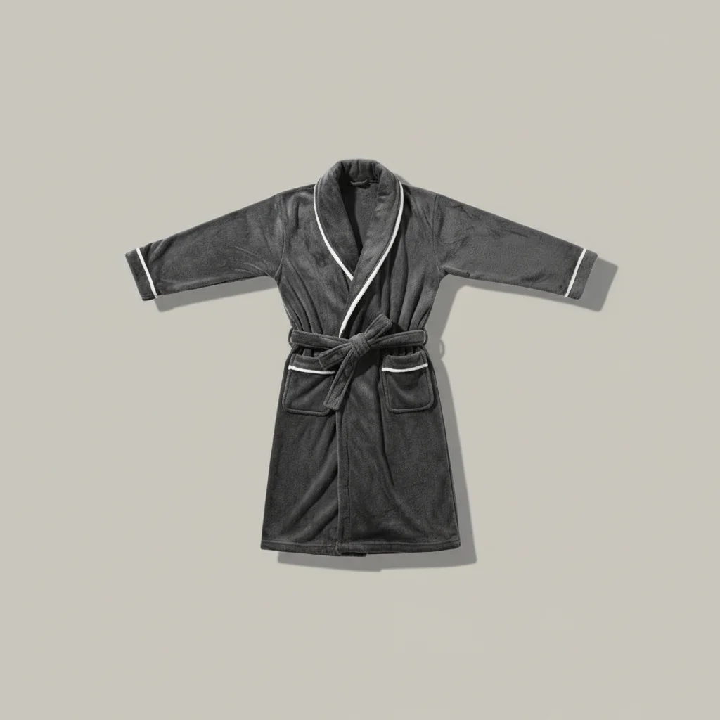 robe chambre homme velours flanelle confort premium - Vue 5 - robe chambre homme